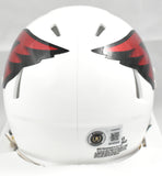 Tyler Allgeier Autographed Arizona Cardinals Speed Mini Helmet - Beckett W Holo