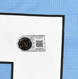 Rayan Cherki Autographed Manchester City Home Soccer Jersey #10 - Beckett *M