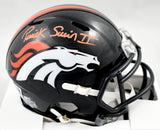 Patrick Surtain II Autographed Denver Broncos Speed Mini Helmet Beckett W Holo