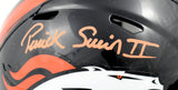 Patrick Surtain II Autographed Denver Broncos Speed Mini Helmet Beckett W Holo