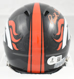 Patrick Surtain II Autographed Denver Broncos Speed Mini Helmet Beckett W Holo