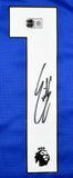 Estêvão Willian Autographed Chelsea Home Soccer Jersey #41 - Beckett *M