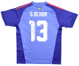 Guillermo Ochoa Autographed Mexico Home Soccer Jersey #13 - Beckett *L