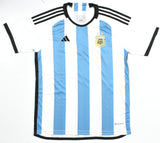 Lionel Messi Autographed Argentina Home Soccer Jersey #10 - Beckett *L