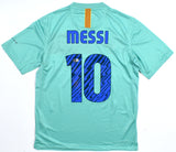 Lionel Messi Autographed Barcelona Green Frost Soccer Jersey #10 - Beckett *L