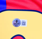 Lionel Messi Autographed Barcelona Home Soccer Jersey #30 - Beckett *L