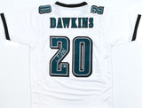 Brian Dawkins Autographed White Pro Style Jersey - Beckett W Hologram