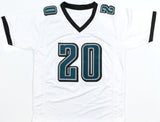 Brian Dawkins Autographed White Pro Style Jersey - Beckett W Hologram