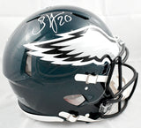 Brian Dawkins Autographed Eagles F/S Speed Authentic Helmet - Beckett W Holo