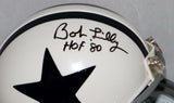 Bob Lilly Autographed Dallas Cowboys 60-63 TB Mini Helmet W/ HOF- JSA W Auth