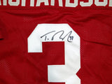 Trent Richardson Autographed Maroon College Style Jersey- JSA Authenticated