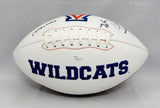 Ka'Deem Carey Autographed Arizona Wildcats Logo Football W/ Bear Down- JSA W Aut