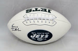 Vinny Testaverde Autographed New York Jets Logo Football- JSA W Authenticated