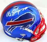 OJ Simpson Autographed Buffalo Bills Flash Speed Mini Helmet- JSA W *White