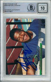 1993 Topps Stadium Club #384A Michael Strahan RC New York Giants BAS Auto 10