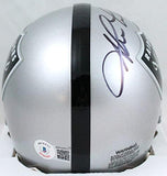 Shane Lechler Autographed Oakland Raiders Mini Helmet-Beckett W hologram