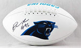 Derrick Brown Autographed Carolina Panthers Logo Football - JSA W Auth *Black