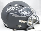 Dallas Goedert Autographed Philadelphia Eagles Slate Speed Mini Helmet- Fanatics