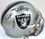 Shane Lechler Autographed Oakland Raiders Flash Speed Mini Helmet-Beckett W Holo