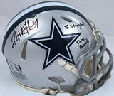 Roy Williams Autographed Dallas Cowboys Speed Mini Helmet w/Insc.-Beckett W Holo