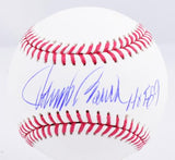 Johnny Bench Autographed Rawlings OML Baseball w/HOF  - Fanatics *Blue