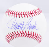 Johnny Bench Autographed Rawlings OML Baseball  - Fanatics *Blue