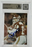 1995 Playoff Prime #153 Joe Montana Auto Kansas City Chiefs BAS Autograph 10