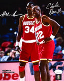 Clyde Drexler Hakeem Olajuwon Houston Rockets Autographed 8x10 Photo - JSA W