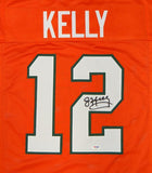 Jim Kelly Autographed Orange College Style Jersey- PSA/DNA Authenticated