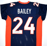 Champ Bailey Autographed Blue Pro Style Jersey-Beckett W Hologram *Black *2