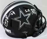 Larry Brown Autographed Dallas Cowboys Eclipse Mini Helmet W/ SB MVP- Beck W*Sil