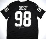 Maxx Crosby Signed Las Vegas Raiders Black Nike Vapor Limited Jersey- Fanatics