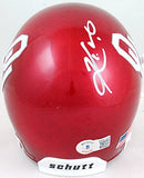 Kyler Murray Signed OU Sooners Schutt Mini Helmet- Beckett *White