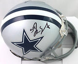 Jaylon Smith Autographed Dallas Cowboys Mini Helmet- Beckett W *Black