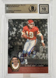 1995 Upper Deck Joe Montana Trilogy #MT20 Auto KC Chiefs BAS Autograph 10