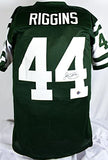 John Riggins Autographed Green Pro Style Jersey- Beckett W Hologram *Black