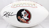 Deion Sanders Autographed Florida State Seminoles Logo Football- Beckett W Holo