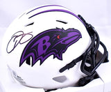 Odell Beckham Jr. Signed Baltimore Ravens Lunar Speed Mini Helmet-Beckett W Holo