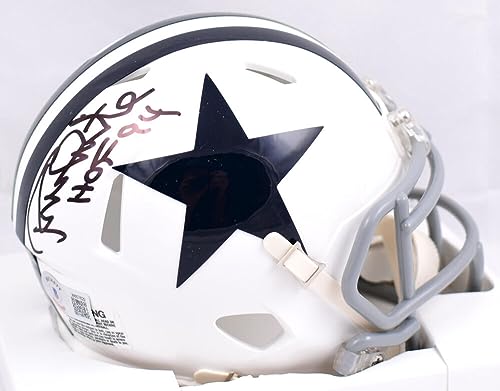 NFL Autographed Eclipse mini helmet Dallas Cowboys Randy White shops jsa certified