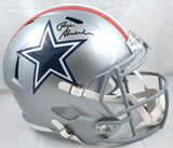 Roger Staubach Autographed Dallas Cowboys F/S 1976 Speed Helmet - Beckett W Holo