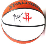 John Wall Autographed Spalding White Panel Basketball w/ Rockets Logo Beckett W