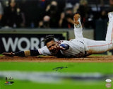 Yuli Gurriel Autographed Houston Astros 16X20 PF Sliding - JSA W Auth *Black