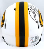 Antonio Freeman Autographed GB Packers Lunar Speed Mini Helmet-Beckett W Holo