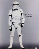 Chris Bunn Autographed Full Body 16x20 Photo w/ Stormtrooper - JSA Auth *Black