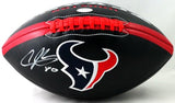 Andre Johnson Autographed Houston Texans Black Logo Football - JSA W *White