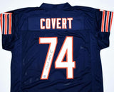 Jimbo Covert Autographed Blue Pro Style Jersey w/ HOF - Prova *Black