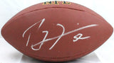 Ray Lewis Autographed Wilson NFL Super Grip Football- Beckett W *Silver