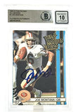 1990 Action Packed All-Madden #1 Joe Montana Auto SF 49ers BAS Autograph 10