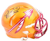 Charlie Ward Signed Florida State Flash Speed Mini Helmet w/93 Heisman-Beckett W