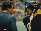 Mike Ditka Autographed *Blk Chicago Bears 16x20 W/ Jim McMahon Photo- JSA W Auth